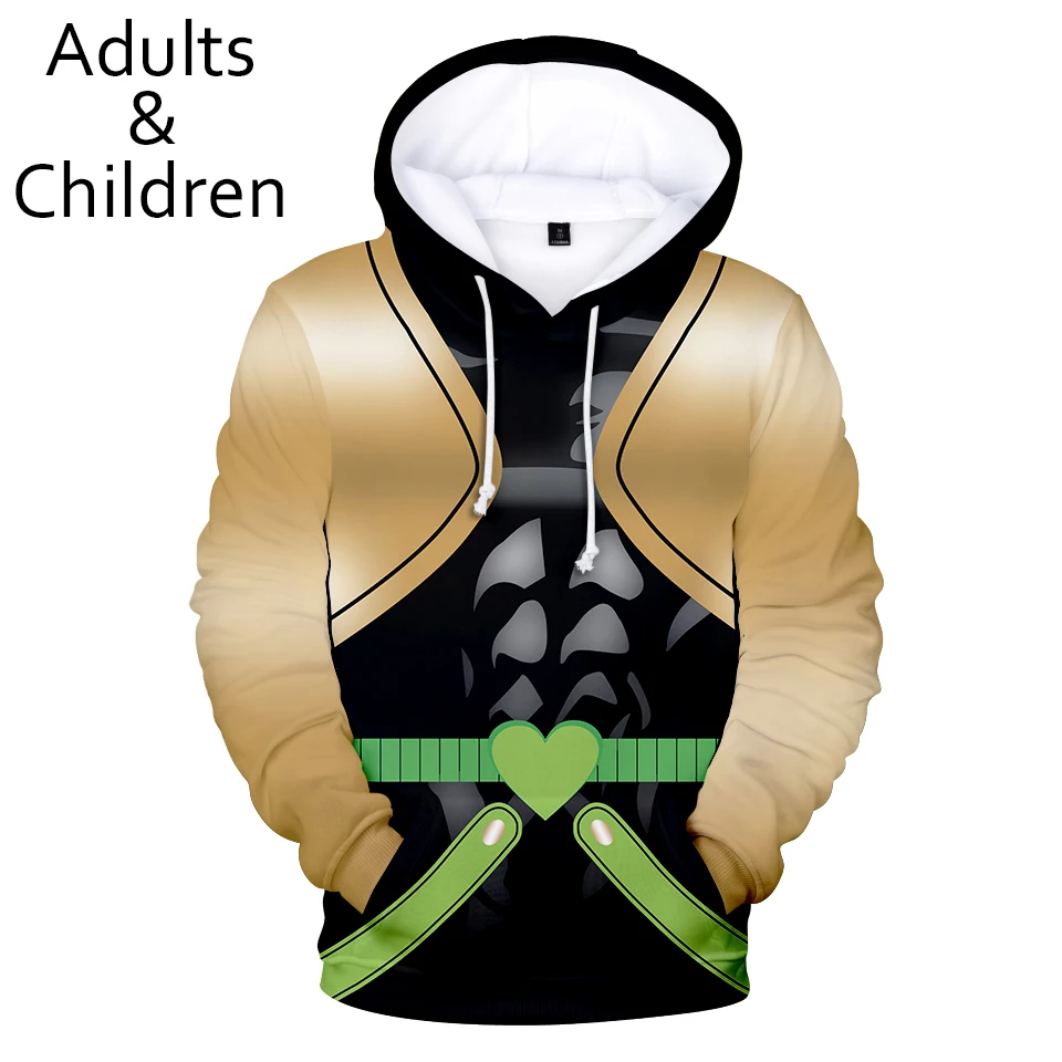 

Suitable 3D JOJO's fantastic adventure character suit Hoodies men women Hoodie boys girls casual Autumn 3D JOJO Kids pullovers
