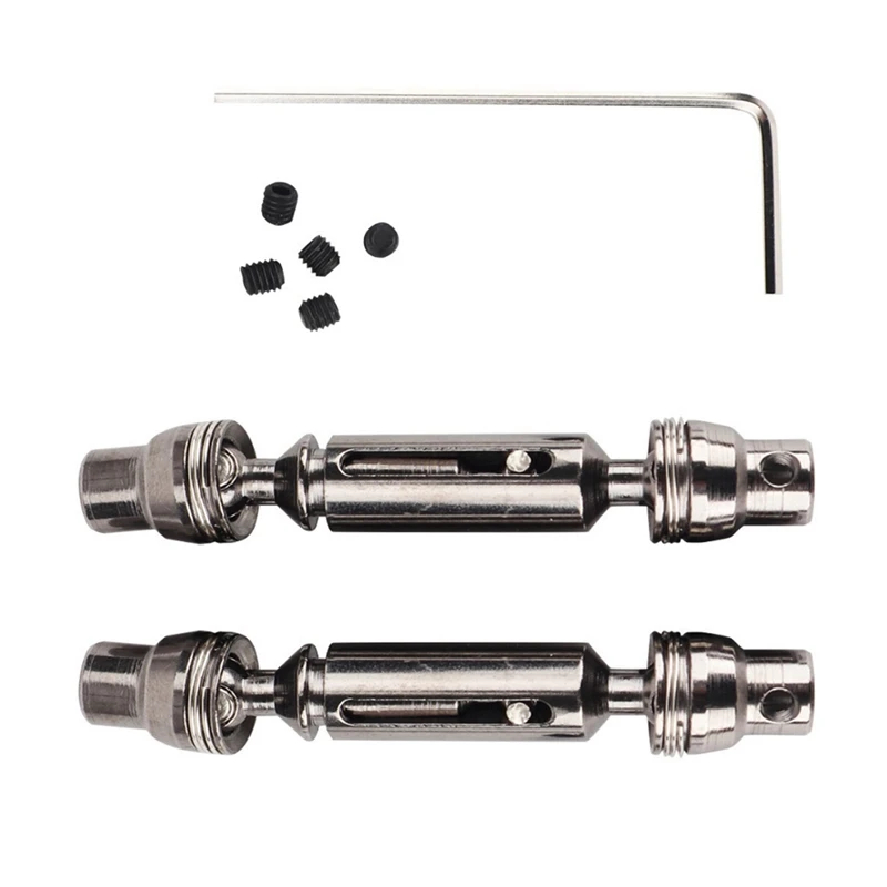 RC Car Accessories Transmission Drive Shaft for WPL B1 B16 B24 B36 C1 C24 C34 JJRC Q60 Q61 Q65 MN 90 Parts Silver | Игрушки и хобби