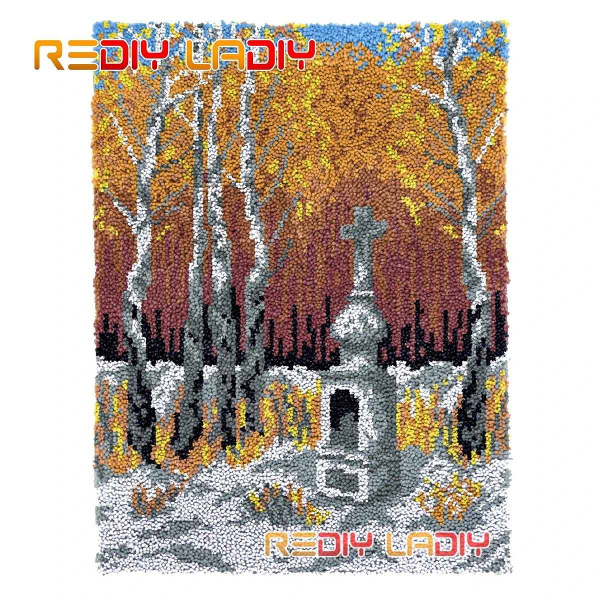 

Набор ковровых покрытий с застежкой-крючком, плюшевый настенный коврик с памятником «сделай сам», ковер, крупная пряжа, декоративная подушк...