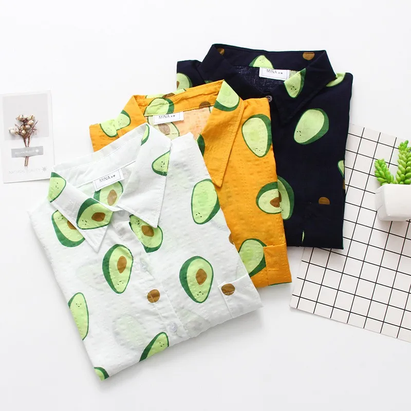 

EFINNY Women Short Sleeve Loose Blouse Print Turn-down Collar Casual Shirt Summer Beach Sun Protection