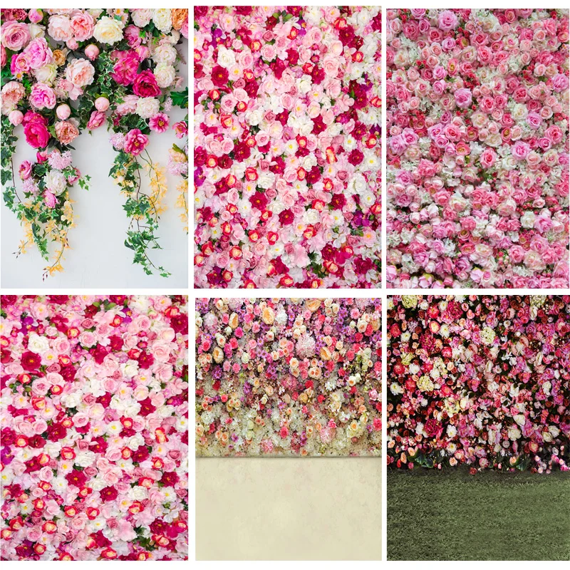 

ZHISUXI Vinyl Photography Backdrops Prop Flower Wall Theme Photo Studio Background LCJD-159