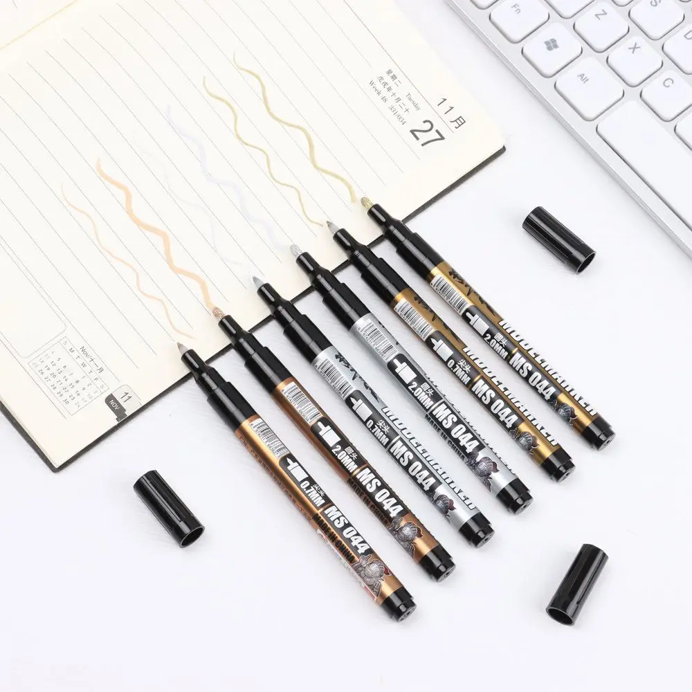 

Art Tool Hand Painted Reflection Fade-proof Craftwork Golden Liquid Coloring Plating Pens Electroplating Marker Pen