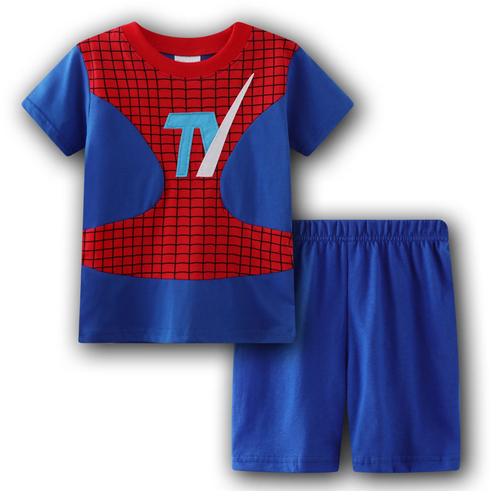 Новинка летняя детская одежда для маленьких мальчиков и девочек костюм с
