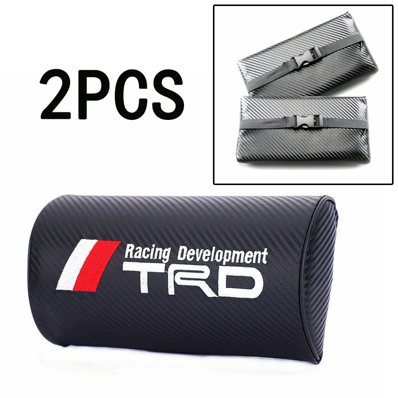 2 шт Автомобильный из углеродного волокна интерьерные подушки сиденья