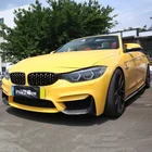 Хромированные бриллиантовые решетки в стиле метеорита для переднего бампера BMW 4 серии F32 F33 F36 F82 F83 M3 M4 14-20, автомобильные аксессуары, пара