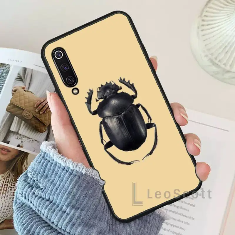 

Hrmes Beetle Entomology funny insect Phone Case For Xiaomi Redmi 7 9t 9se k20 mi8 max3 lite 9 note 8 9s 10 pro