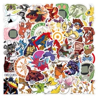 103050pcs anime digimon adventure graffiti stickers waterproof luggage compartment scooter water cup decal decor stickers