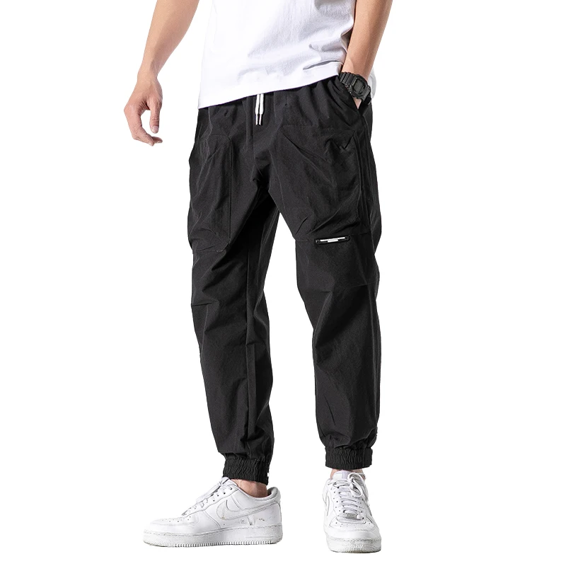 Брюки мужские спортивные свободного покроя модные штаны в стиле хип-хоп