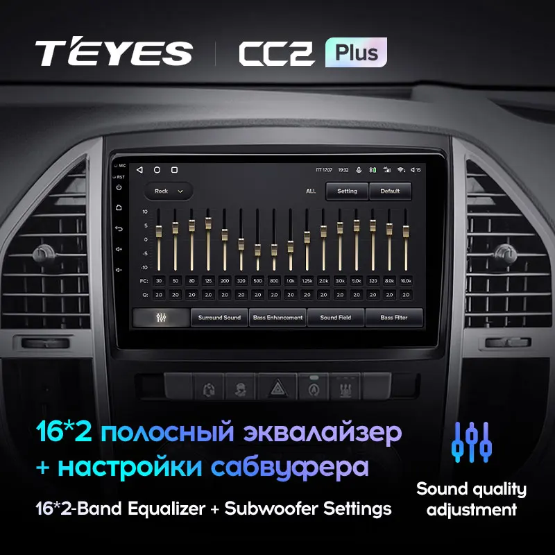 TEYES CC2L и CC2 Plus Штатная магнитола For Мерседес Вито W447 Mercedes Benz Vito 3 2014 2020 до 8 ЯДЕР 6 +