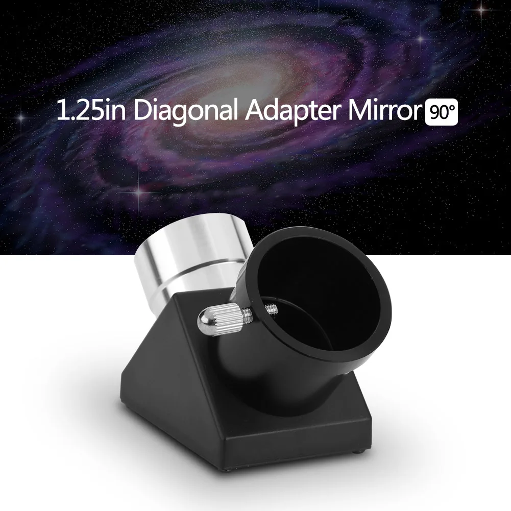 1.25" 90 Degree Diagonal Adapter Erecting Image Prism Zenith Mirror for Telescope | AC/DC Adapters