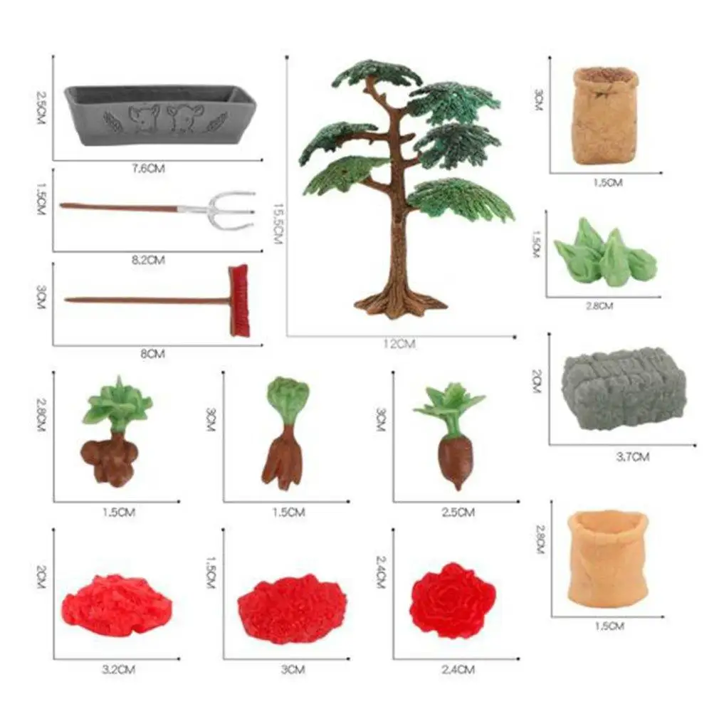 Игрушки на день детей Настольная ферма сцена песок стол аксессуары модель