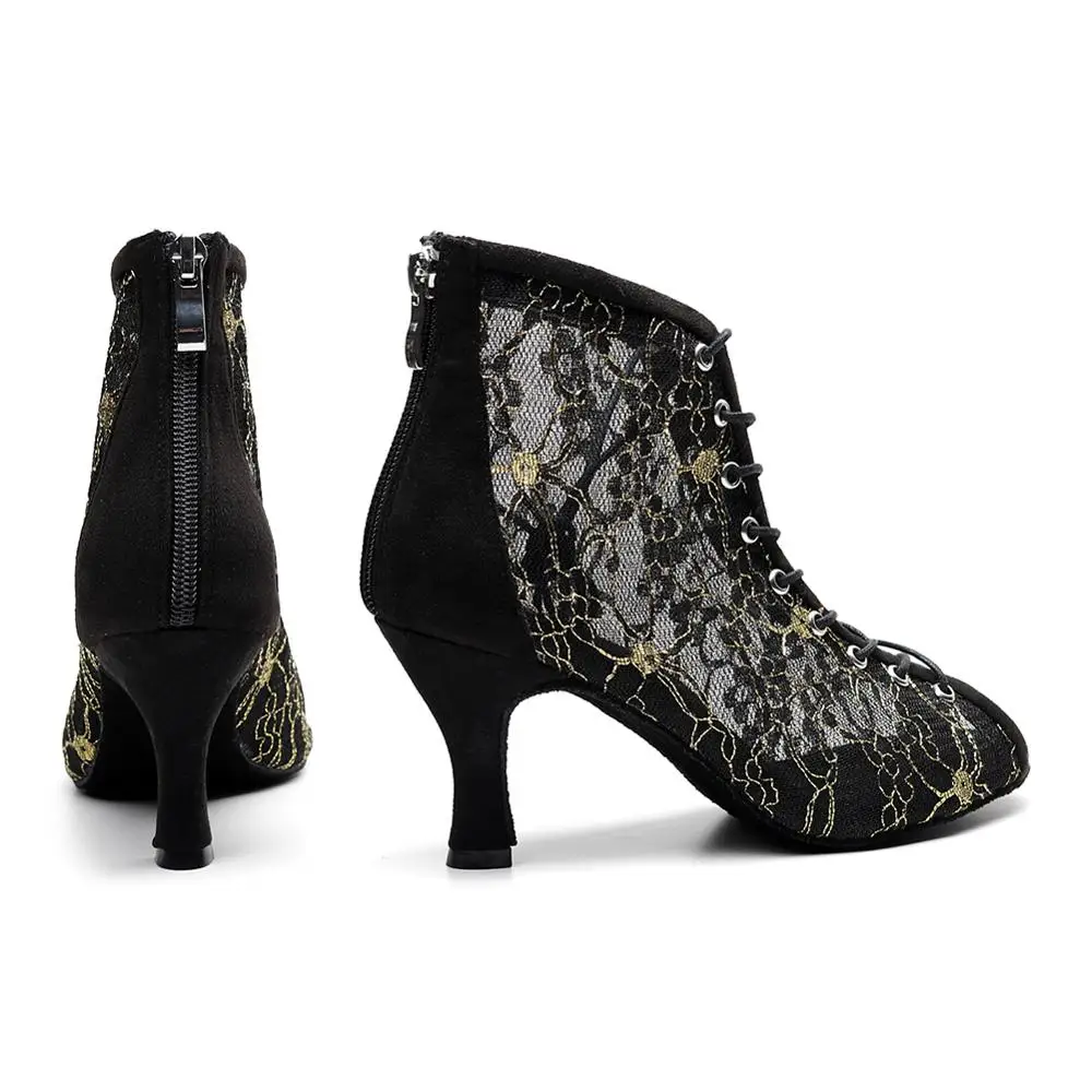 Женские танцевальные туфли DKZSYIM для латиноамериканских танцев бальные сальсы