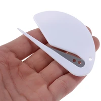 12pcs plastic mini letter opener mail envelope opener safety paper guarded cutter blade office equipment