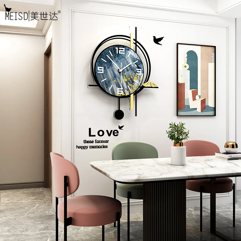 Акриловые часы MEISD настенные современный дизайн домашний декор кварцевые с