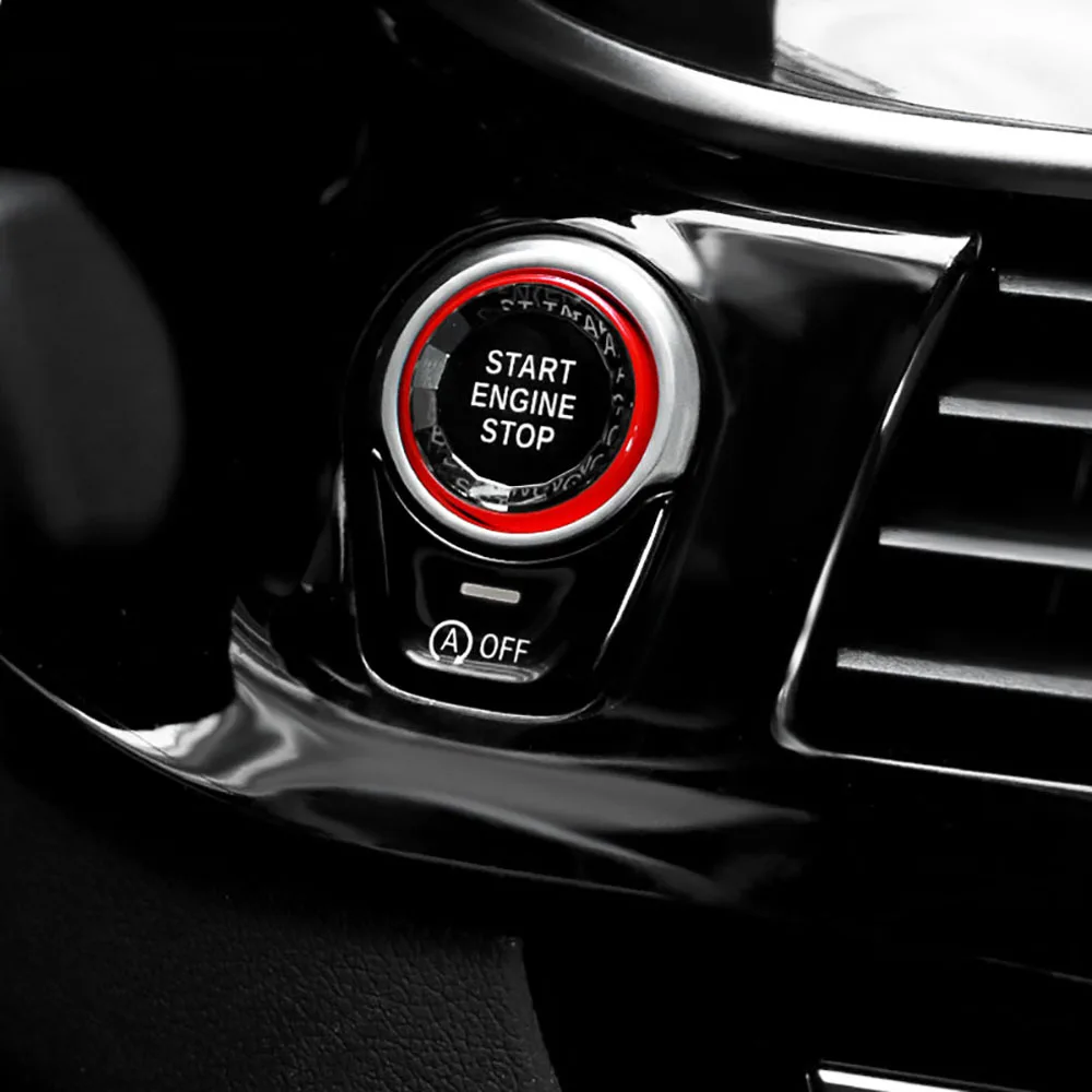 Хрустальный автомобильный Стайлинг переключатель старта и остановки двигателя