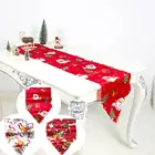 Рождественская скатерть из полиэстера, настольный флаг, Рождественское украшение для дома, рождественский подарок, Рождество, Рождество, подарок на Новый год 2020