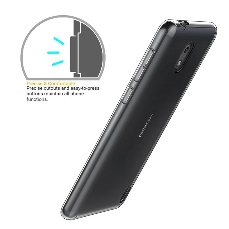 Оригинальный чехол для телефона Nokia 2 1 2018 5 &quot силиконовый мягкий прозрачный