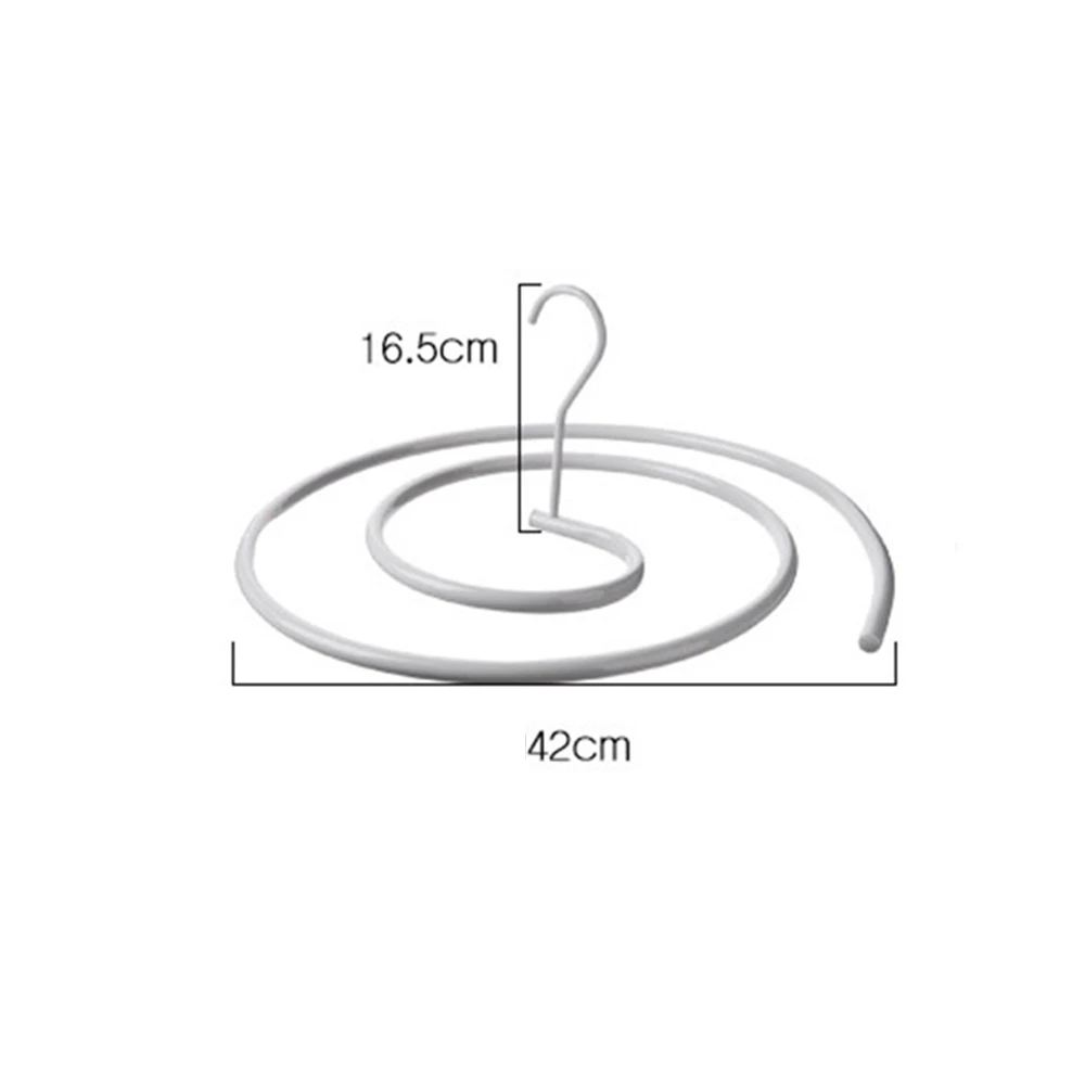 Спиральный Железный чехол для вешалки в форме одеяла с листьями сушильный крючок