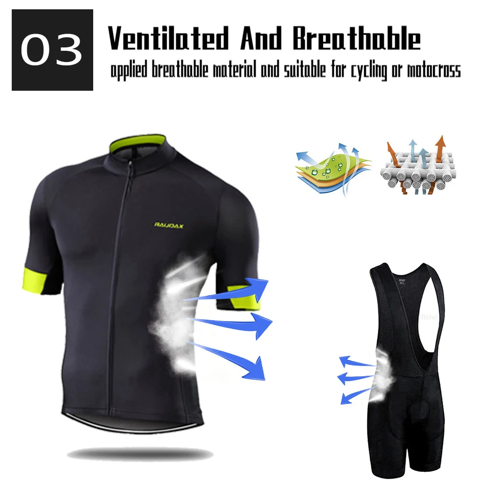 Специальный однотонный комплект из джерси и мужской одежды для велоспорта