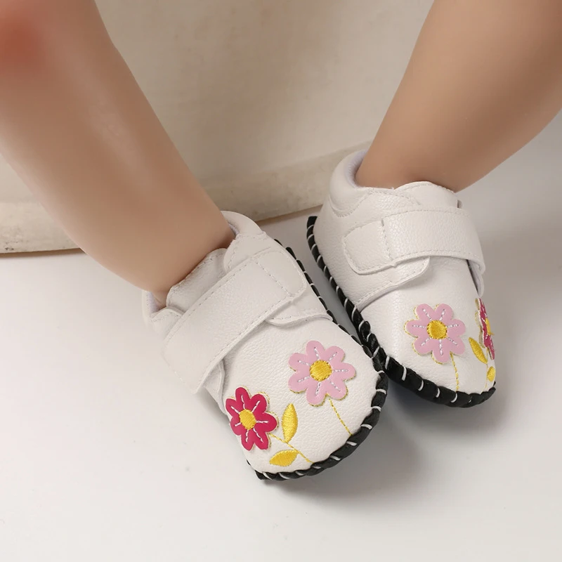 Детская обувь с мягкой подошвой для малышей кроссовки из искусственной кожи