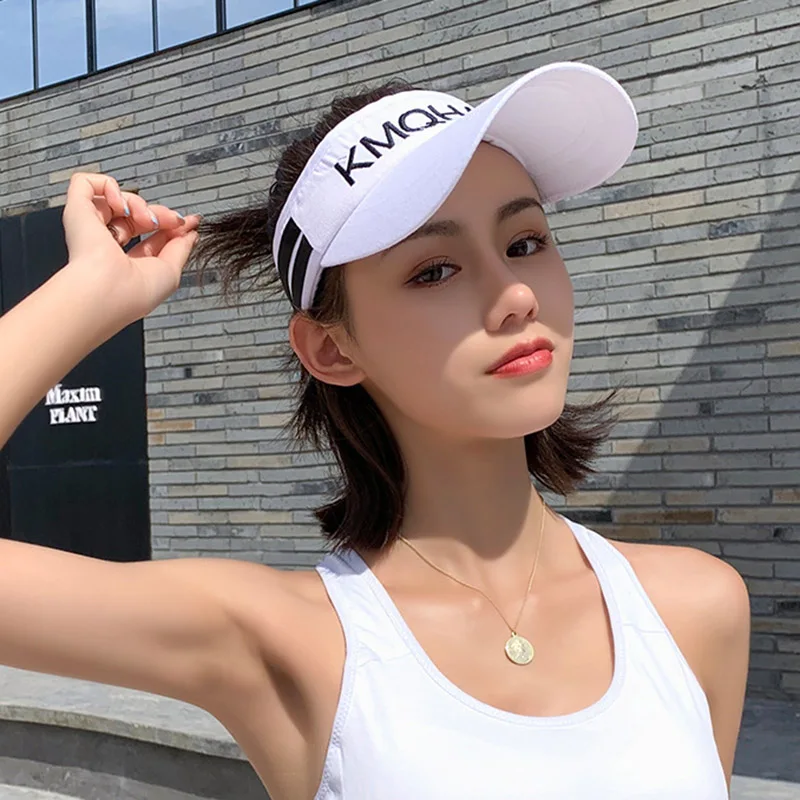 

Summer Sun Hats for Women Print Sport Headband Caps for Men Outdoor Beach Sun Cap Fashion Girls Casual Hats шляпа женская 2021