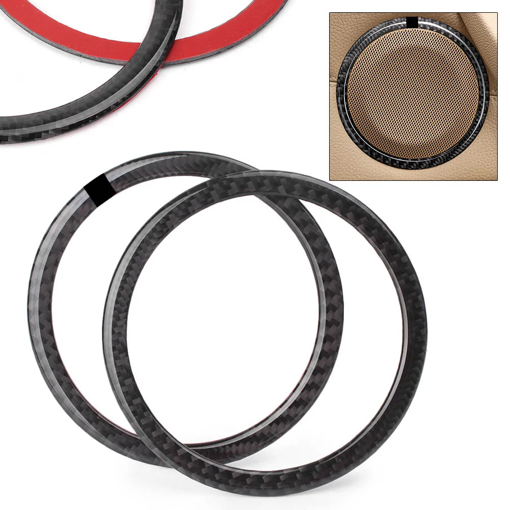 Автомобильная дверная колонка из углеродного волокна громкое кольцо