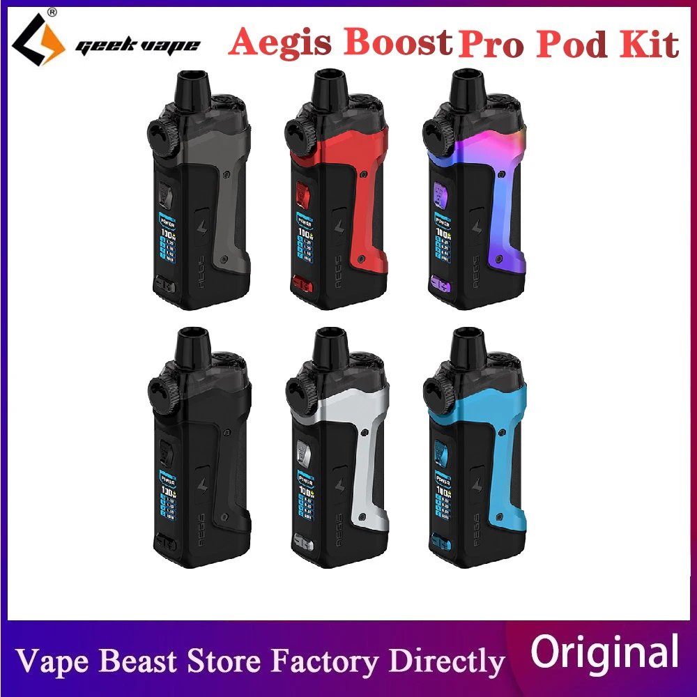 Новый оригинальный Geekvape Aegis Pro 100W 18650 Pod Комплект 6 мл катридж Мощность по Single18650