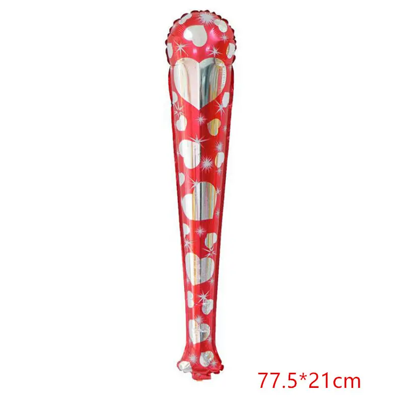 Надувной шар 12 шт. 77 см шары из фольги с колокольчиком воздушный палкой украшения