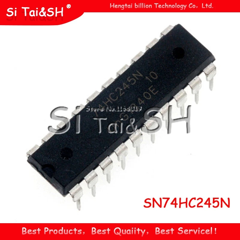 10 шт. SN74HC245N DIP20 SN74HC245 DIP 74HC245N 20 74HC245 Новый и оригинальный IC| |