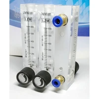 1 10 16 160 1 6 16 25 250 60 600ml per min lzm 6t liquid water flowmeter rotameter with valve push in 681012mm tube
