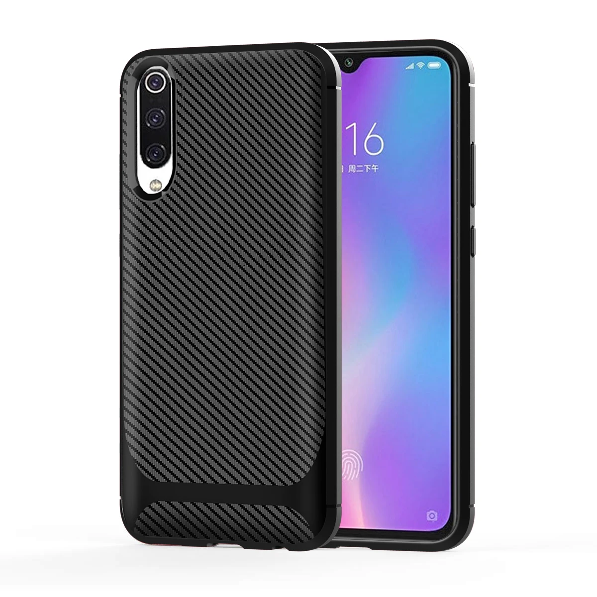 

Чехол для телефона Xiaomi Redmi cc9 9t 10 10pro note 8 9 10 K20 K30 k20 pro k30 pro с узором из углеродного волокна из ТПУ с защитой от падения