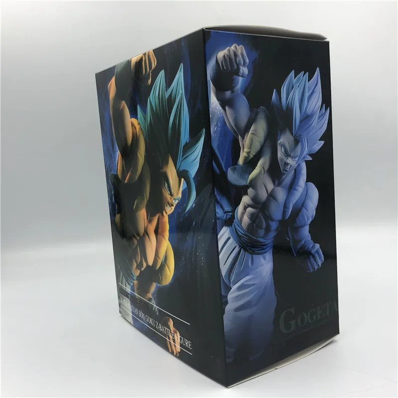Фильм Ver. Dragon Ball Z Gogeta голубые волосы против супер броли конечный солдат DBZ Гоку Вегета Супер Саян фигурка 20 см
