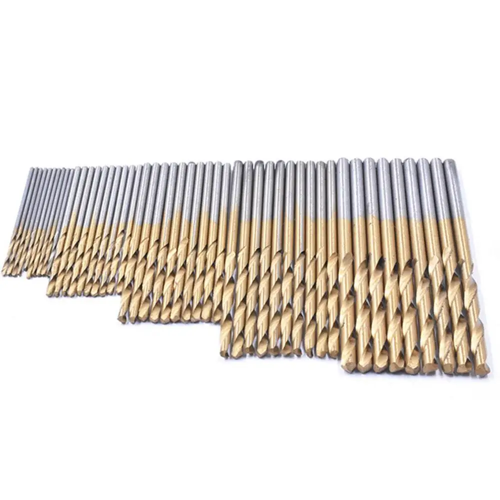 Дропшиппинг 50 титановые мини сверла бит быстрого изменения набор 1/4