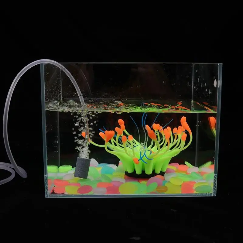 Тихий USB маленький воздушный пузырьковый диск Камень аэратор для аквариума Пруд