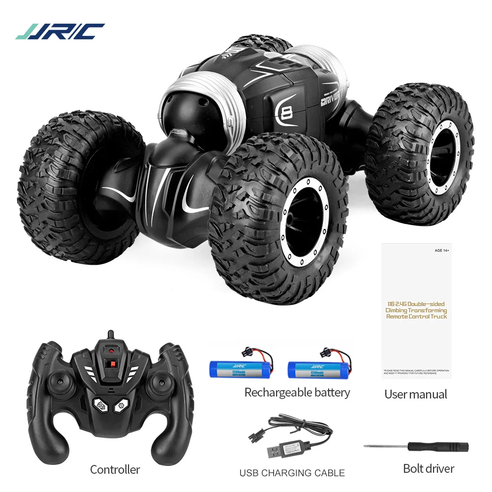 Black 2 batteries JJRC Q70 RC автомобиль на радиоуправлении 2,4 ГГц 4WD Twist-deserte автомобили Внедорожные багги игрушка высокая скорость скалолазание RC автомобиль дети детские игрушки - Цвет: Black 2 batteries