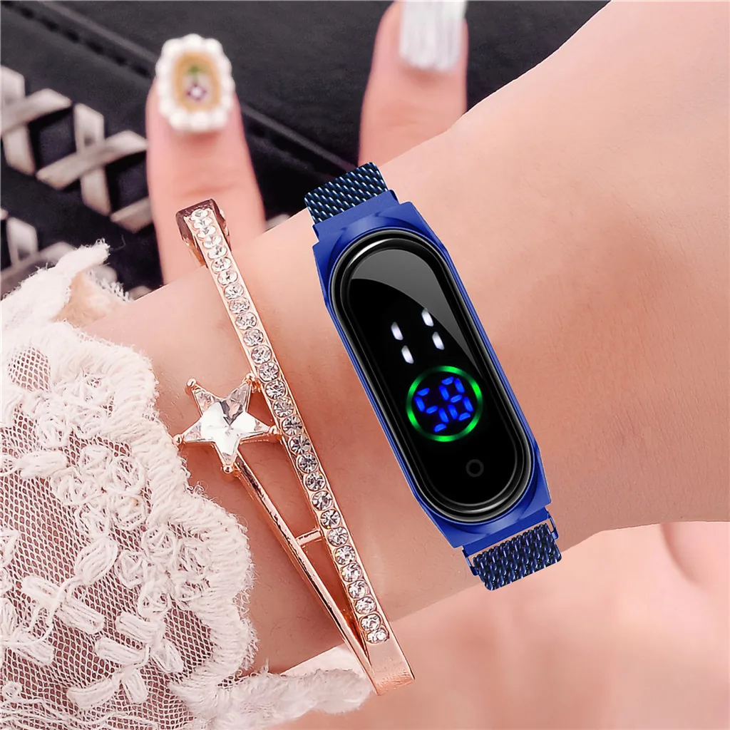 

Women Rectangle Touch Screen LED Watches Electronic Clock Digital Wristwatches Relogio Feminino Reloj Mujer Zegarek Damski