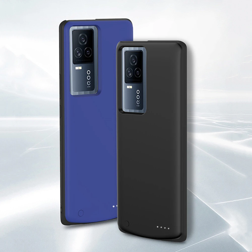 Внешний аккумулятор чехол для VIVO IQOO 7 5G Battey 6800 мАч зарядный Батарея ЧЕХОЛ ДЛЯ