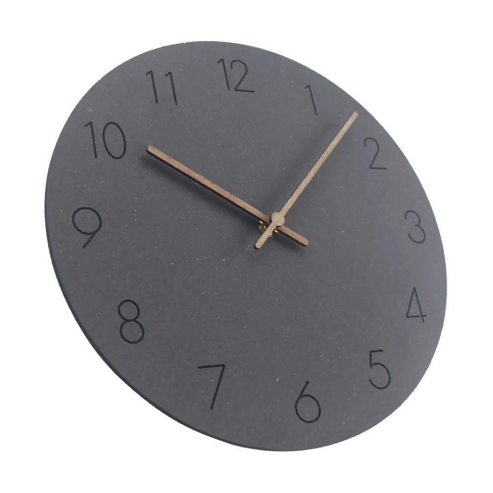 2020 Hot Sale Wooden Wall Clock Modern Design Vintage Classic Quiet Art Watch In Home Decor Relogio De Parede | Дом и сад