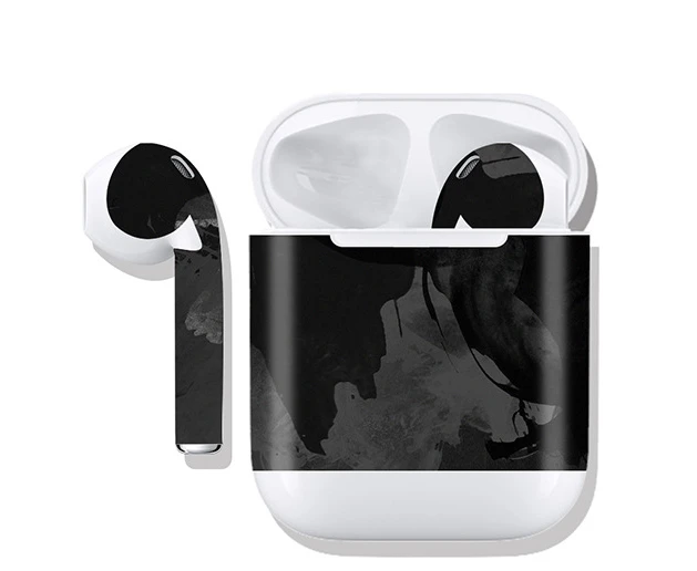Для Apple Airpods стикер s Прямая доставка тонкая кожа Наклейка для Air Pods наушники