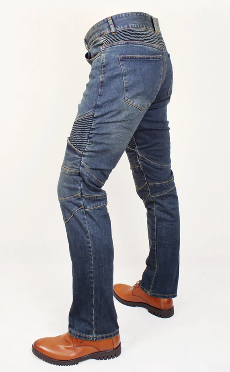 Классические мотоциклетные брюки KOMINE мужские джинсы для езды на мотоцикле без