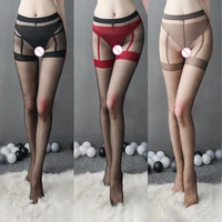 night open crotch underwear sexy sheer tights adult date home wear panty stockings hot temptation thin pantyhose for women girl