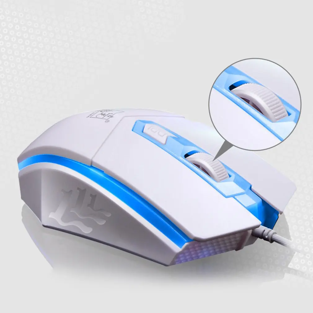Игровой светящийся проводной USB мышь и клавиатура костюм с радужной подсветкой