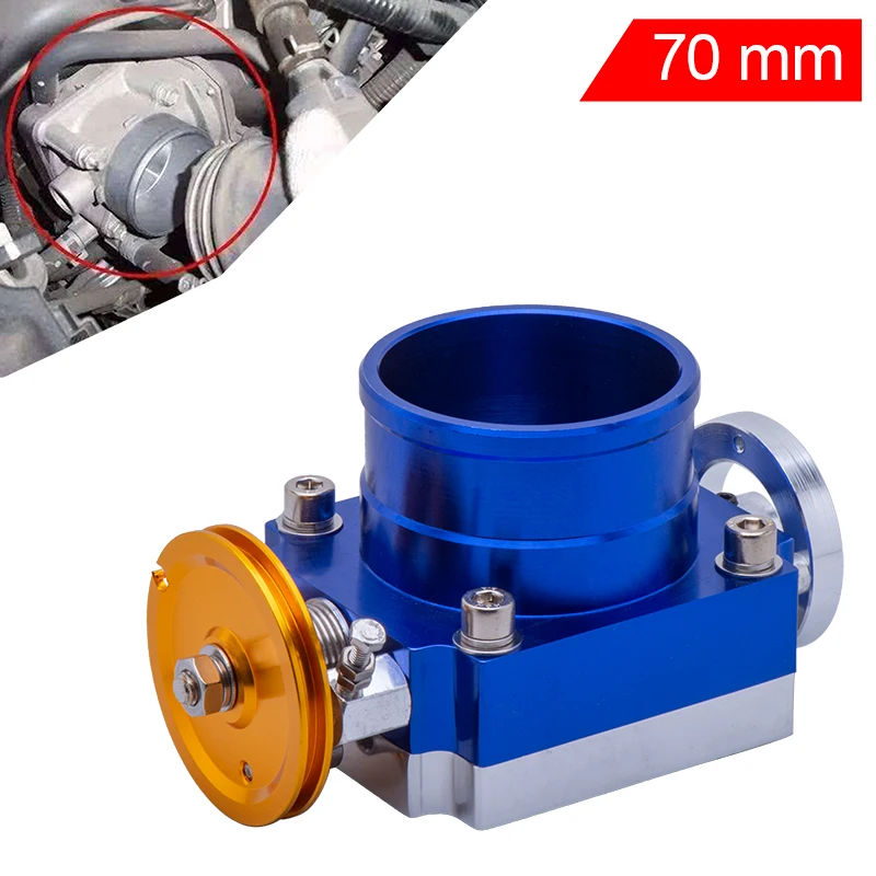 Универсальный Корпус дроссельной заслонки 70 мм 80 90 Производительность корпуса