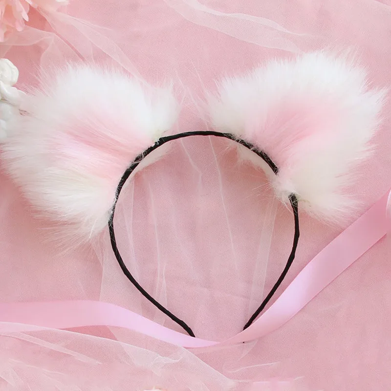 Женская повязка на голову аксессуары для волос праздничный костюм с кошачьими