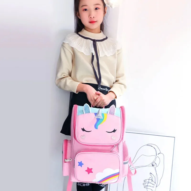 Girls Backpack Cute Cartoon Creative Children School Bags Sweet Kids Lightweight Waterproof Primary BooKbag Orthopedic Rucksack