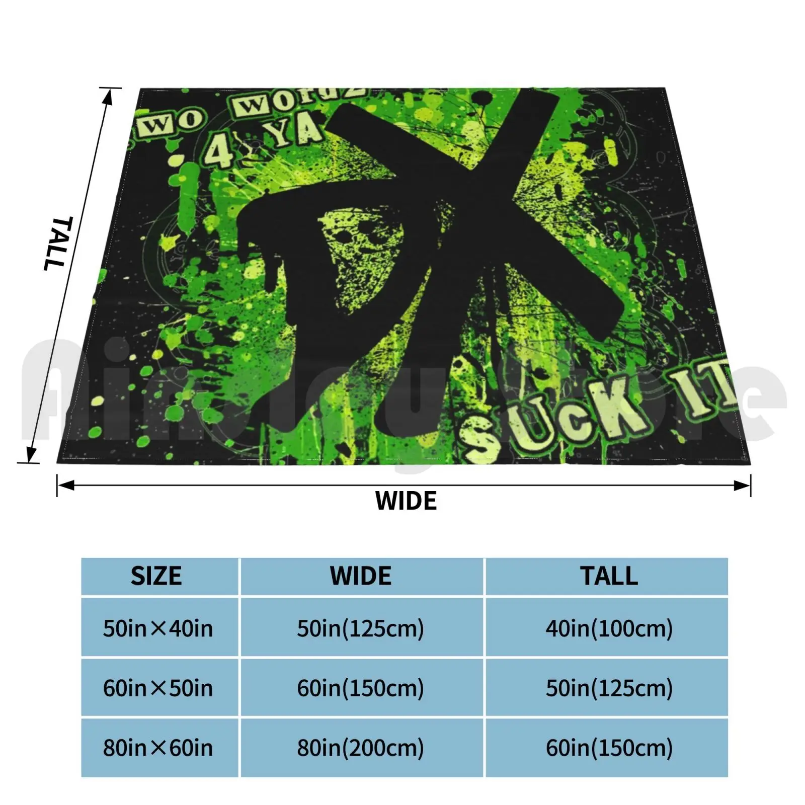 Dx D поколение X Я получил два слова для Ya одеяло модный пользовательский ФФК T Hirt