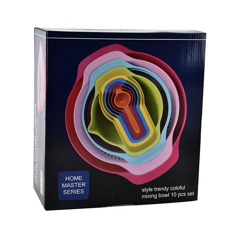 Кухня для хранения риса сито салата набор выпечки Радуга мерный стаканчик чаши