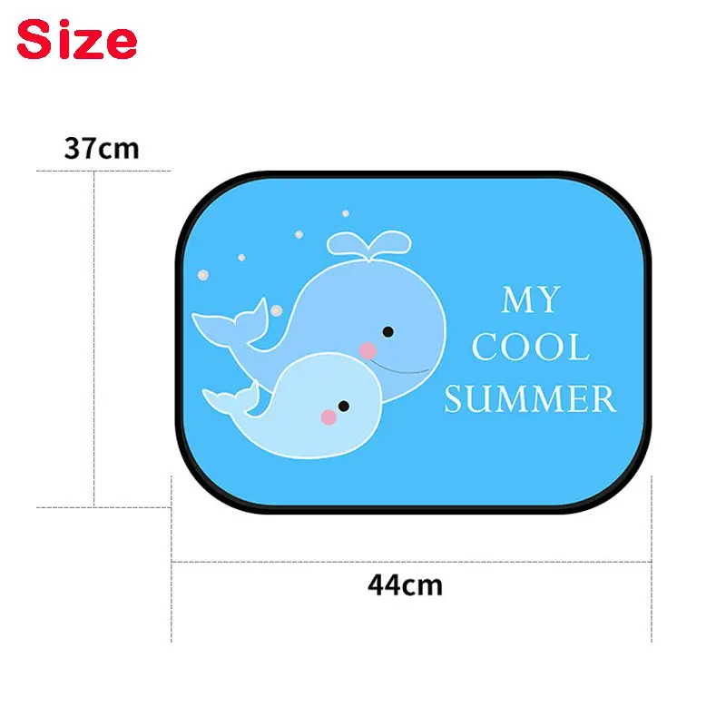 2 шт./компл. солнцезащитный козырек для автомобиля с мультяшным рисунком авто