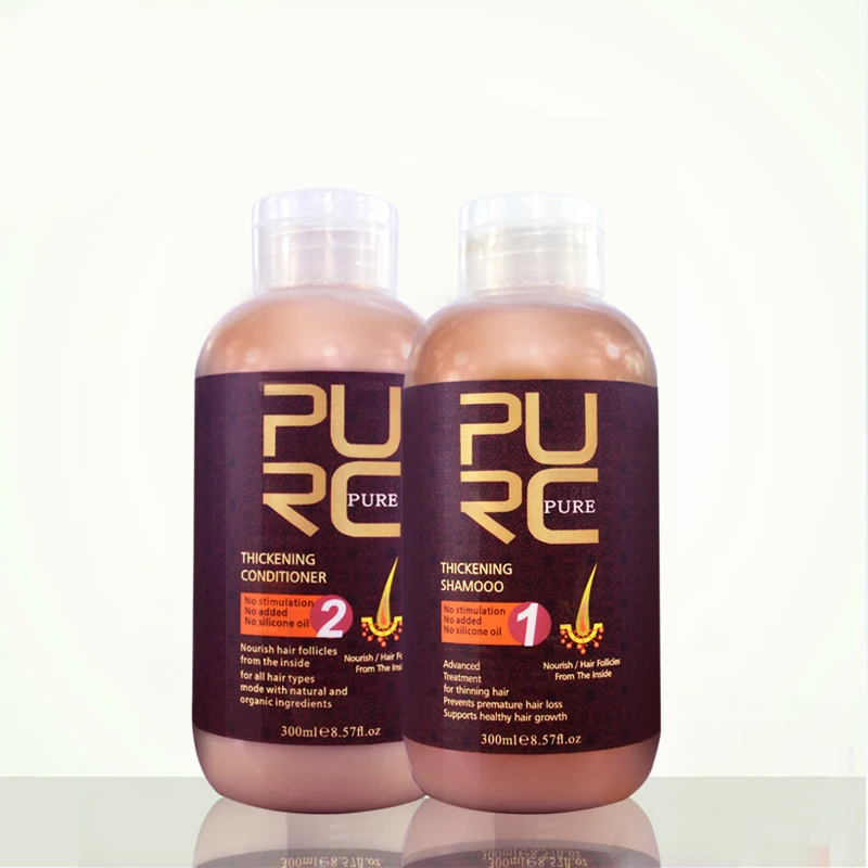 Чистый без силиконового масла шампунь + утолщение кондиционер аргановое масло