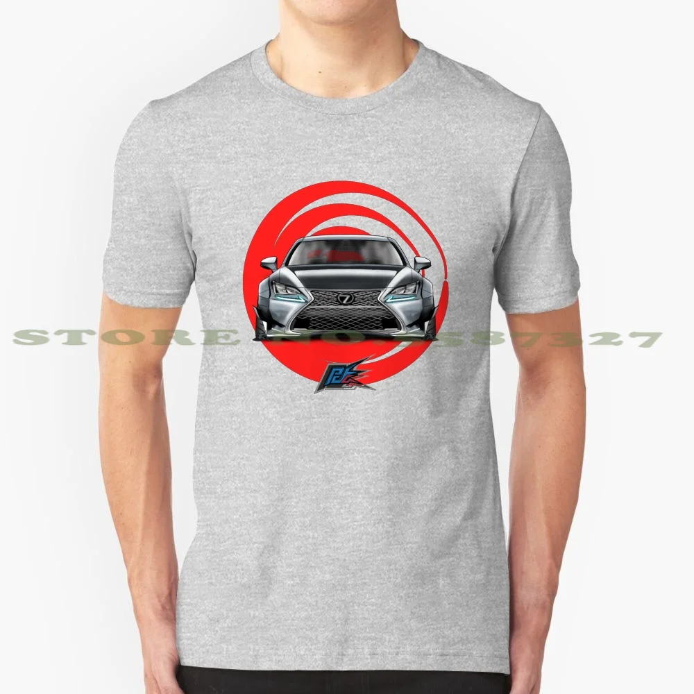 

Летняя забавная Футболка серого цвета Rc-F для мужчин и женщин, Современная Модифицированная футболка для транспортировки автомобиля, автом...